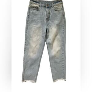 SHEIN Light Blue Straight Leg Jeans Size M